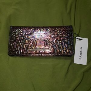 BRAHMIN- Ady Wallet in Black Pearl